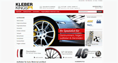 Desktop Screenshot of kleberkings.de